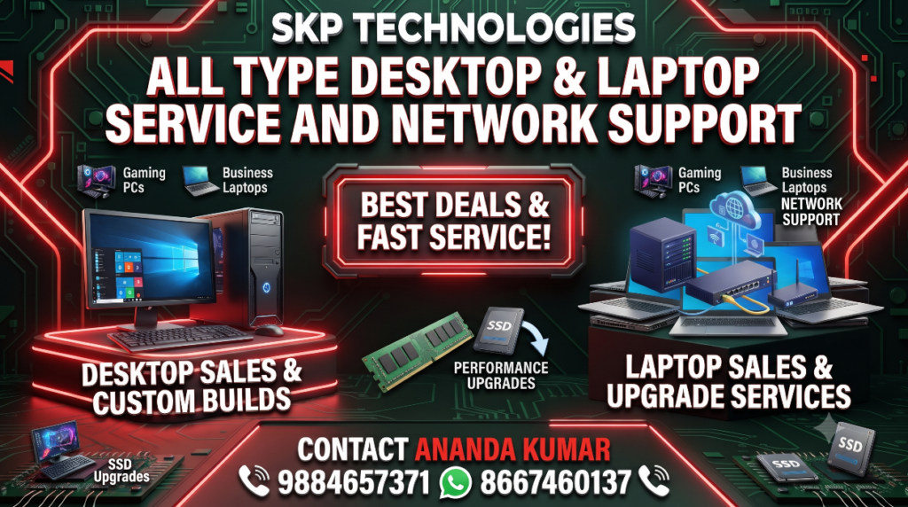 SKP LAPTOP DESKTOP ADD